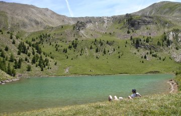                                                                                                                                                                                                             Lac de Marguerite bij Les Orres